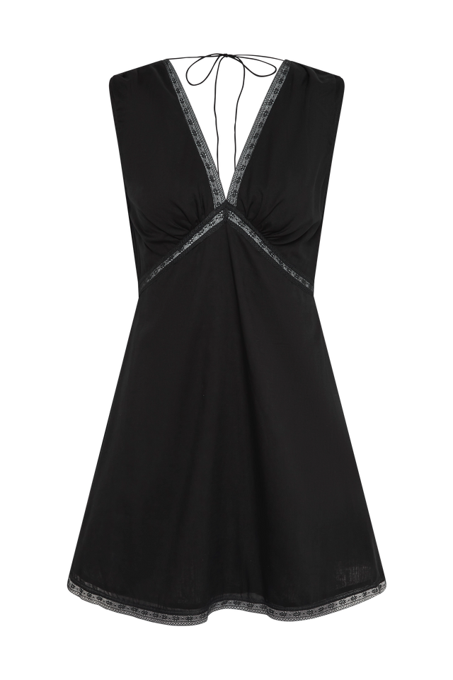 DENISE MINI DRESS - BLACK