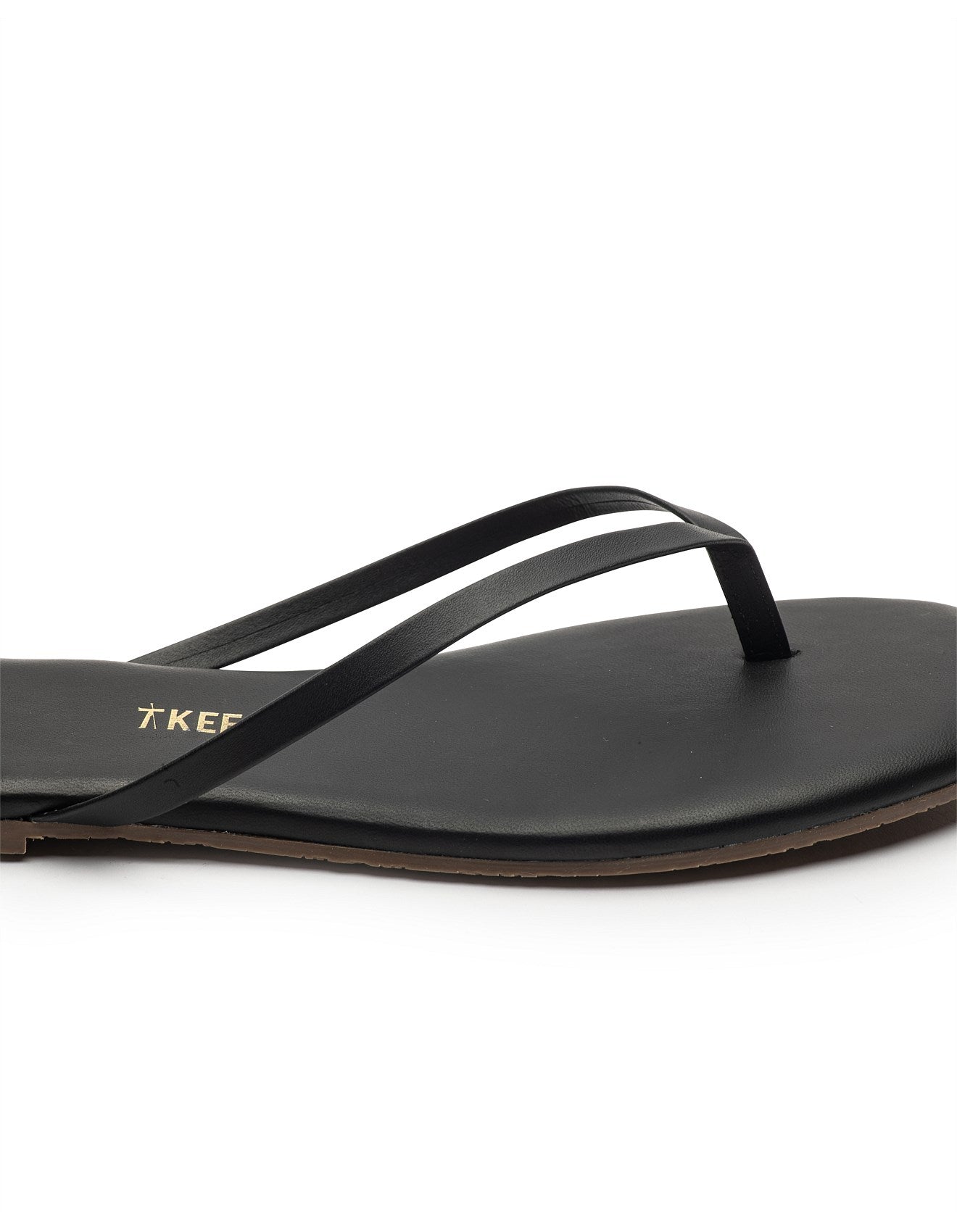 SQUARE TOE LILY SLIDE - BLACK