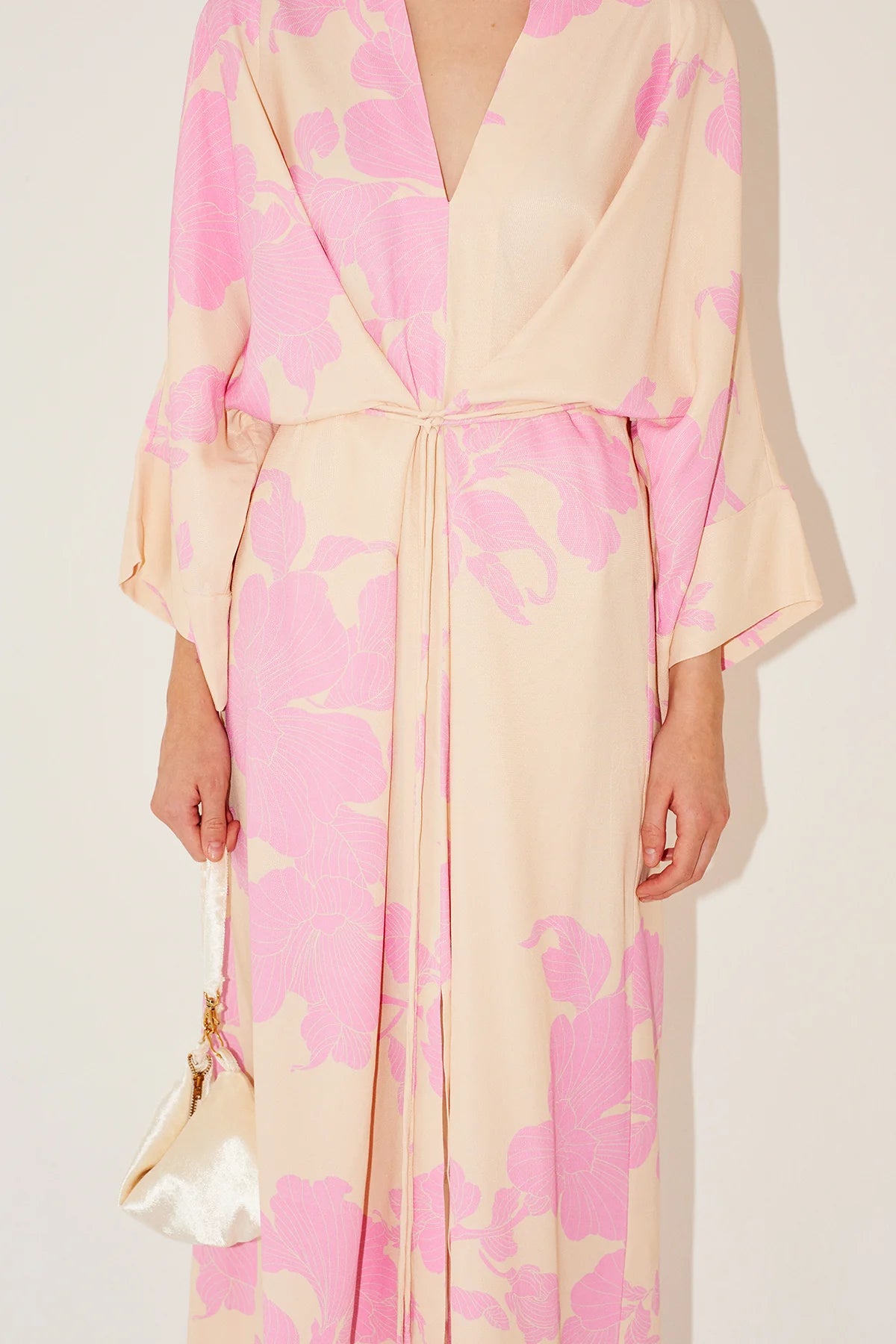 LOTTA KIMONO DRESS (ONE SIZE) - PINK