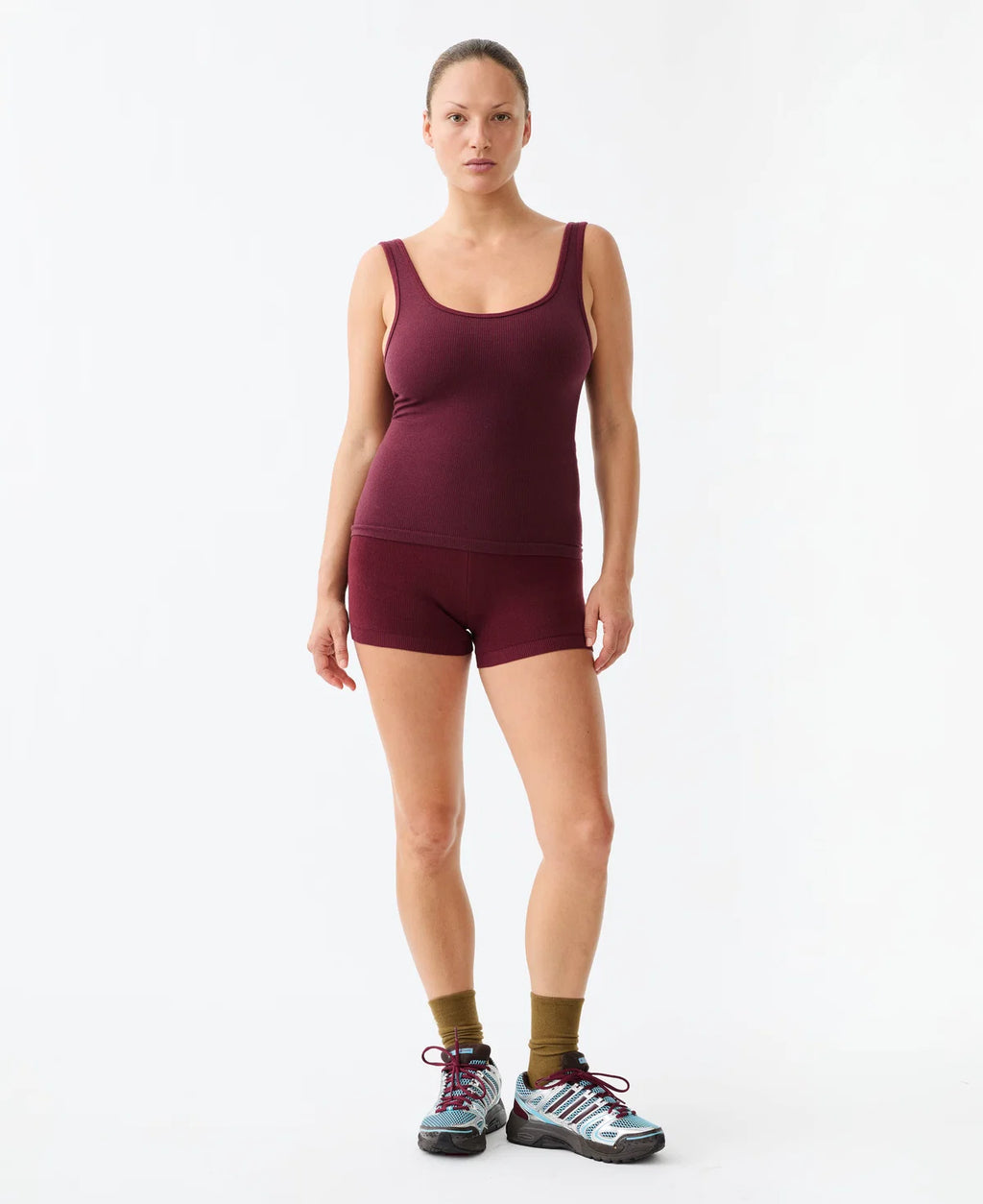 ORGANIC YONI SHORT - MULBERRY