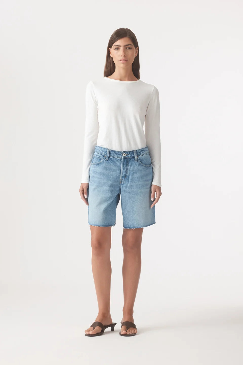 MARTHA MID LONG SHORT - VINTAGE BLUE