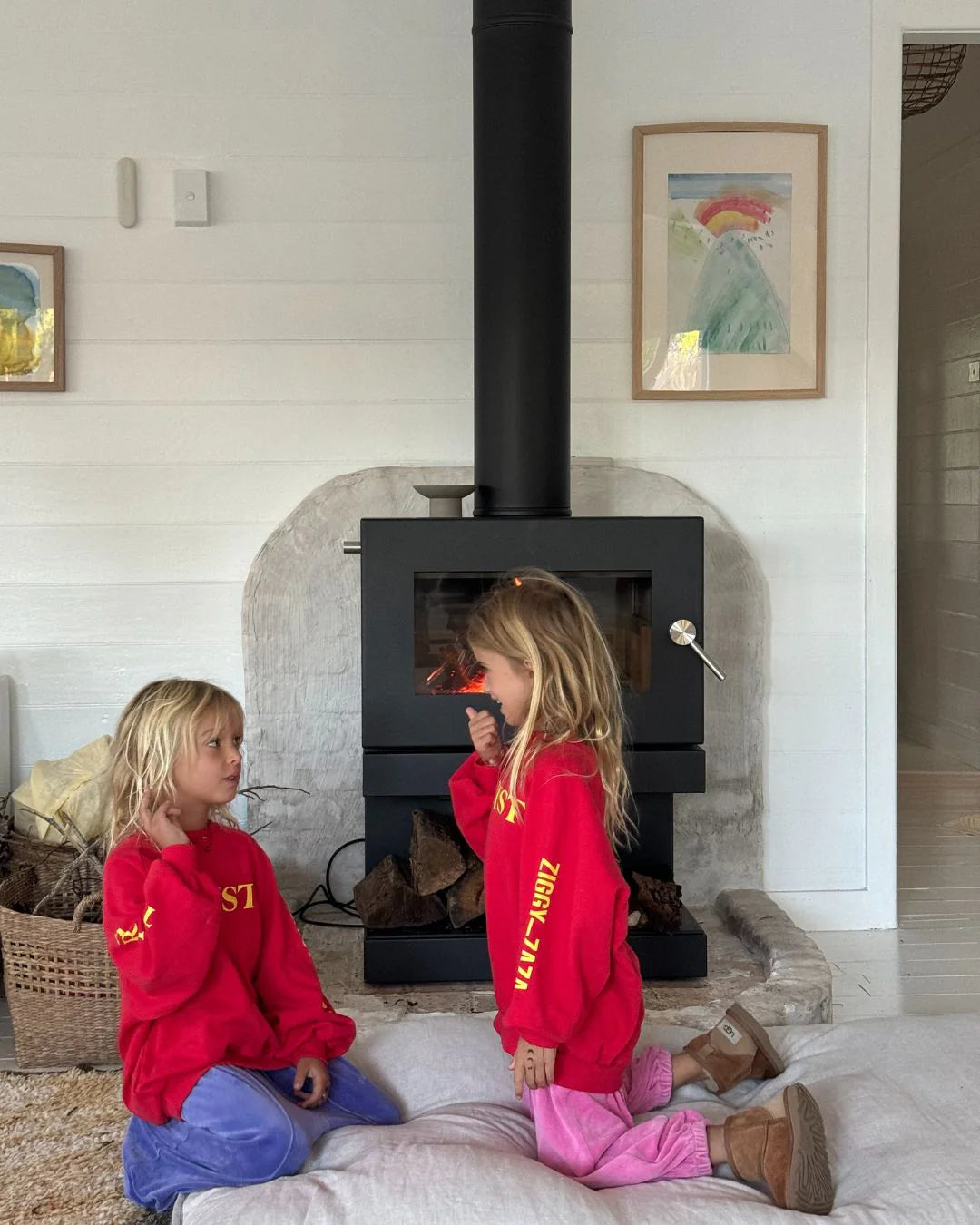 ARTIST PULLOVER - RACER RED / YELLOW