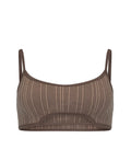 ELBA WOOL BRALET - MOCHA