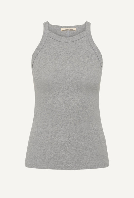 01 SINGLET - GREY MARL