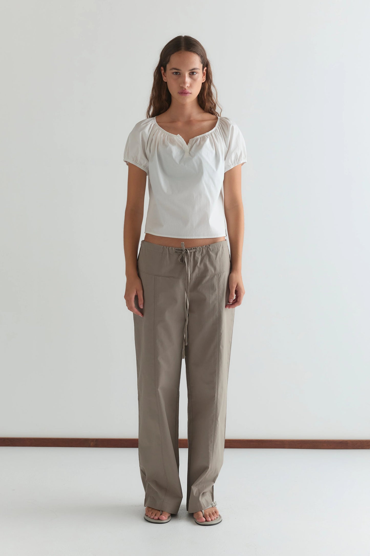 (PRE-ORDER) POPLIN T SHIRT - WHITE