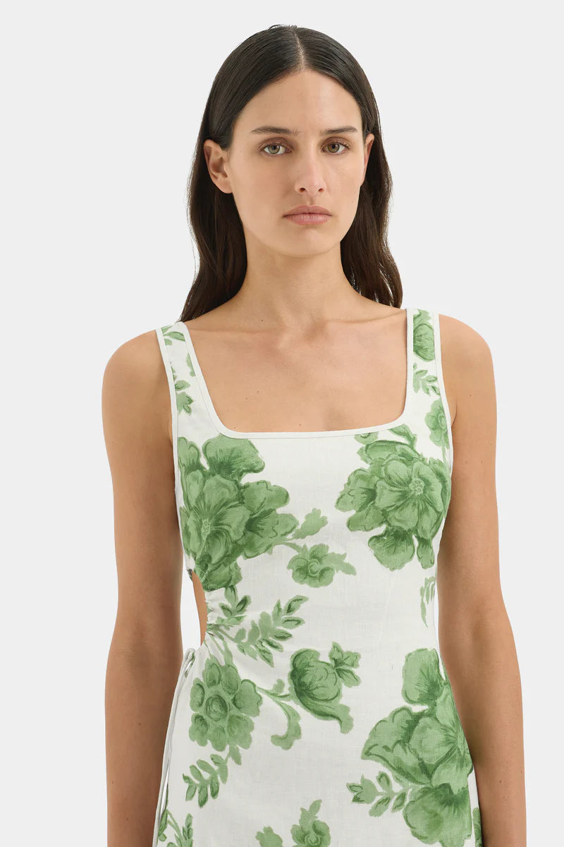 GARDELLA CUT OUT MINI DRESS - FRISA PRINT