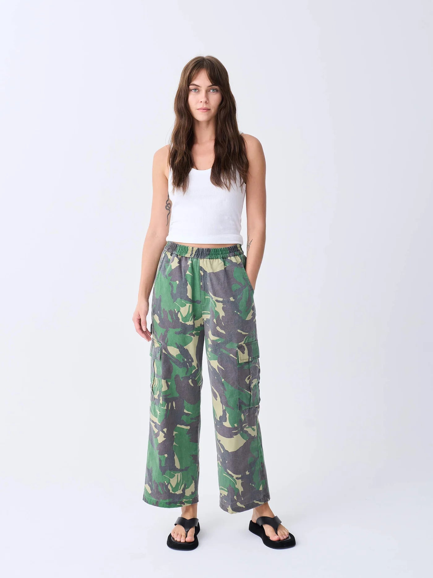 CARGO PANT - WASHED ARMY