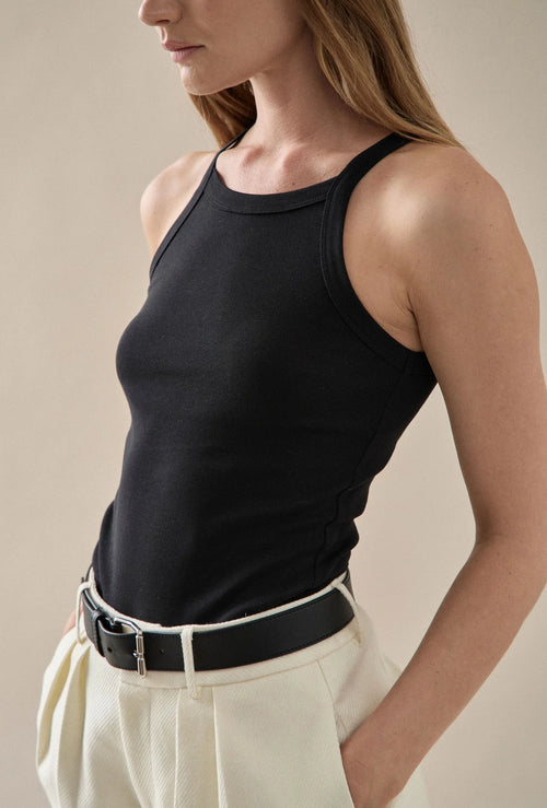 01 SINGLET - BLACK