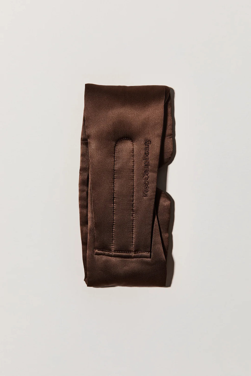 BCB X ROBEY MULBERRY SILK SLEEP EYE MASK - CHOCOLATE