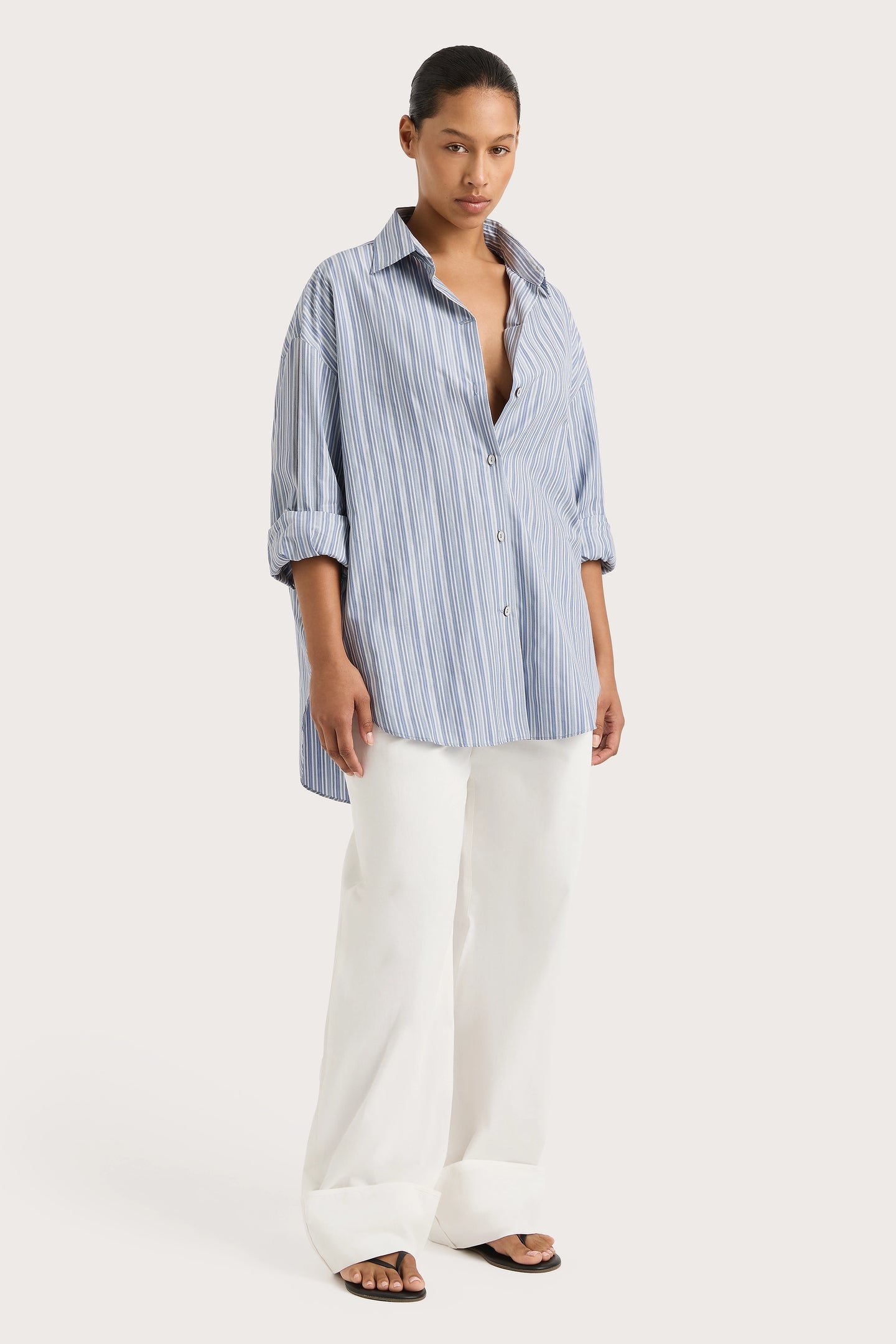 EN VAU SHIRT - BLUE STRIPE