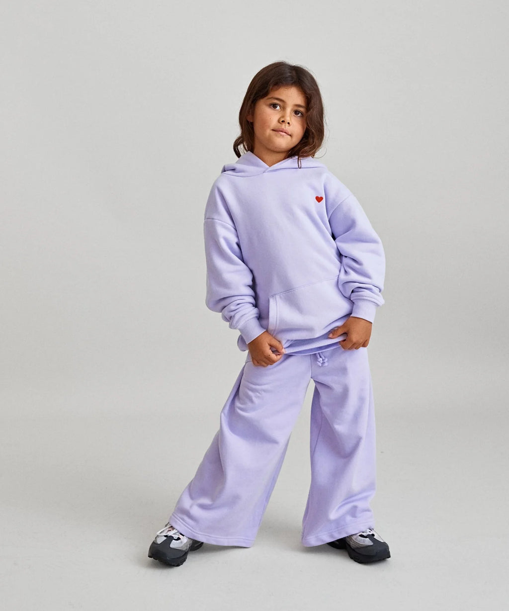HEART HOODIE - VIOLET
