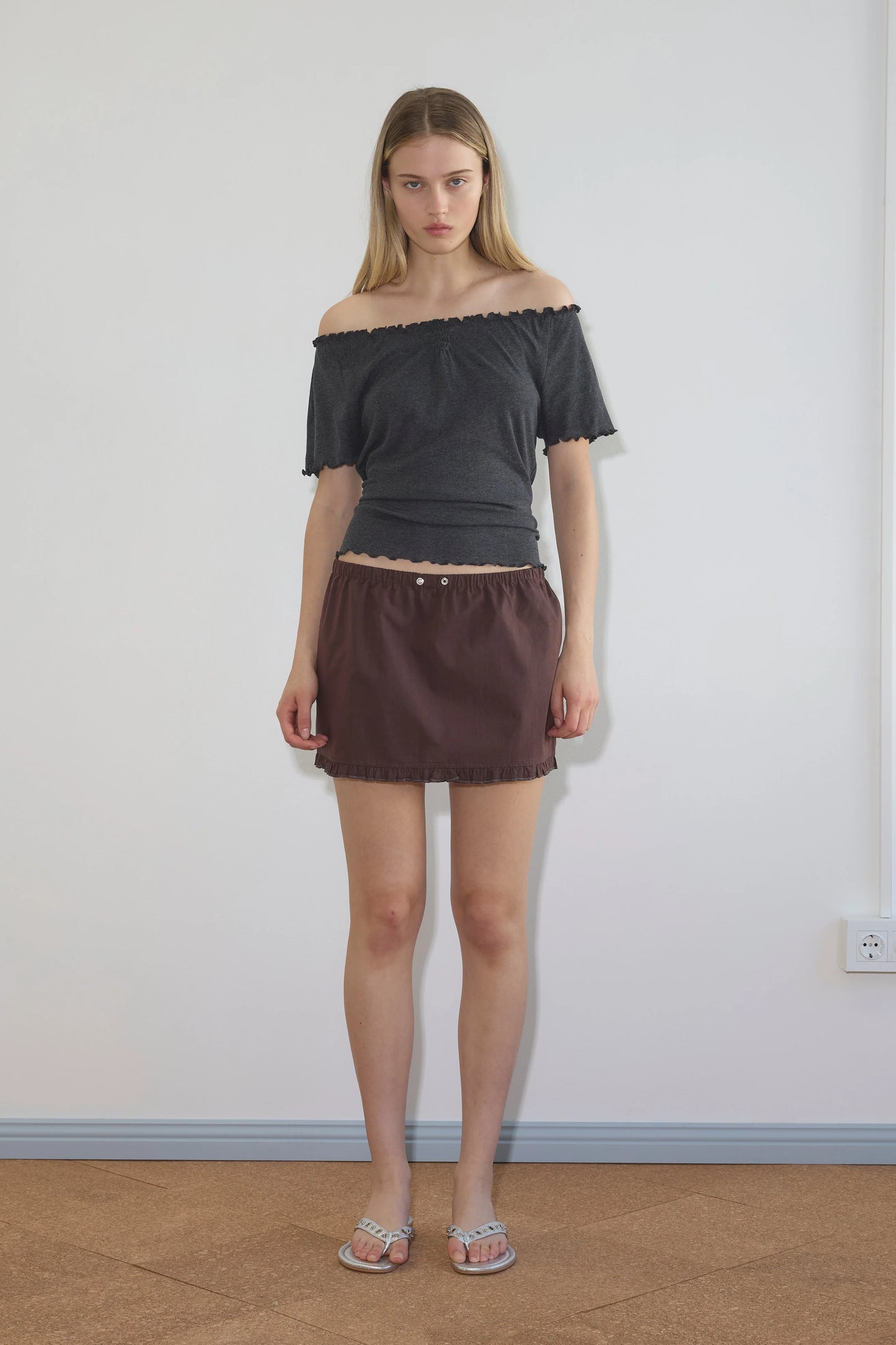 FLOUNCE MINI - UMBER