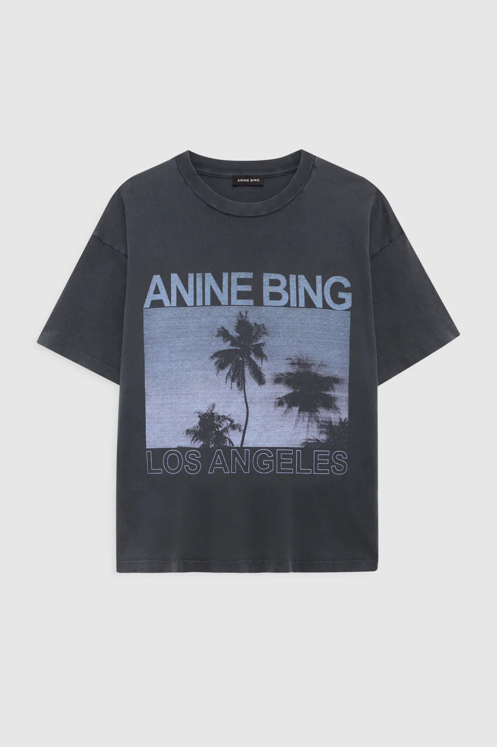 CADE TEE PALMS - WASHED GREY