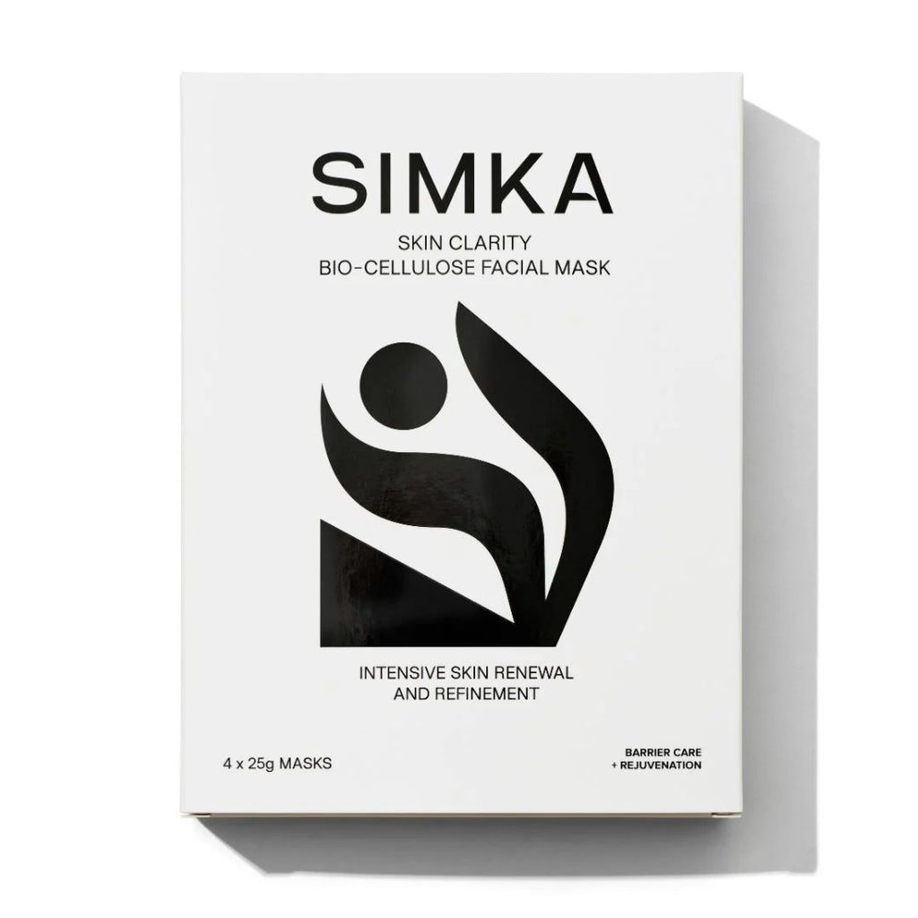 SIMKA SKIN CLARITY BIO-CELLULOSE FACIAL MASKS (4 PACK)