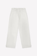 SNAP TAB PANT - WHITE