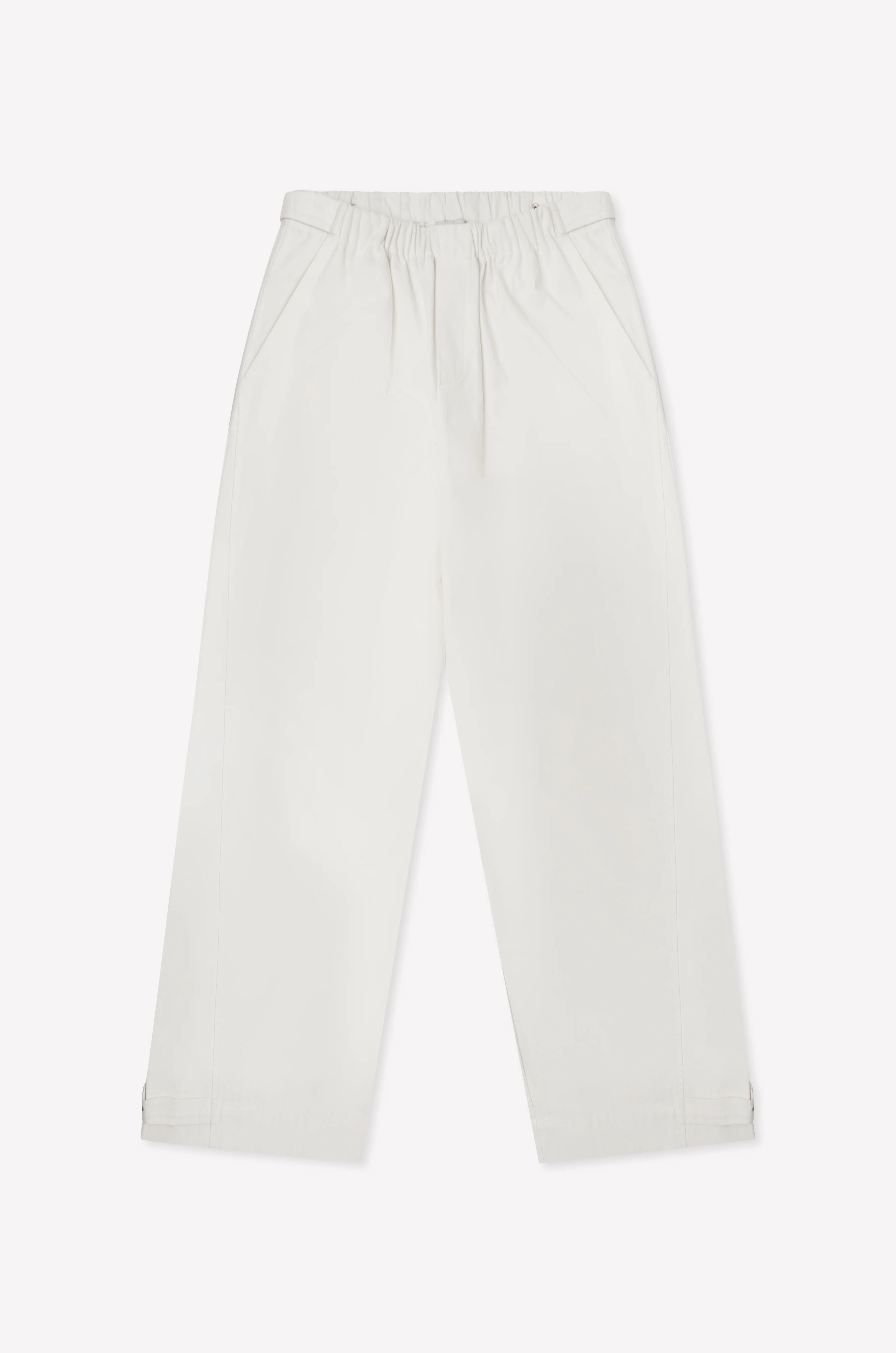 (PRE-ORDER) SNAP TAB PANT - WHITE