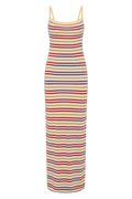 (PRE-ORDER) DORIS MIDI DRESS - CILA STRIPE BUTTER