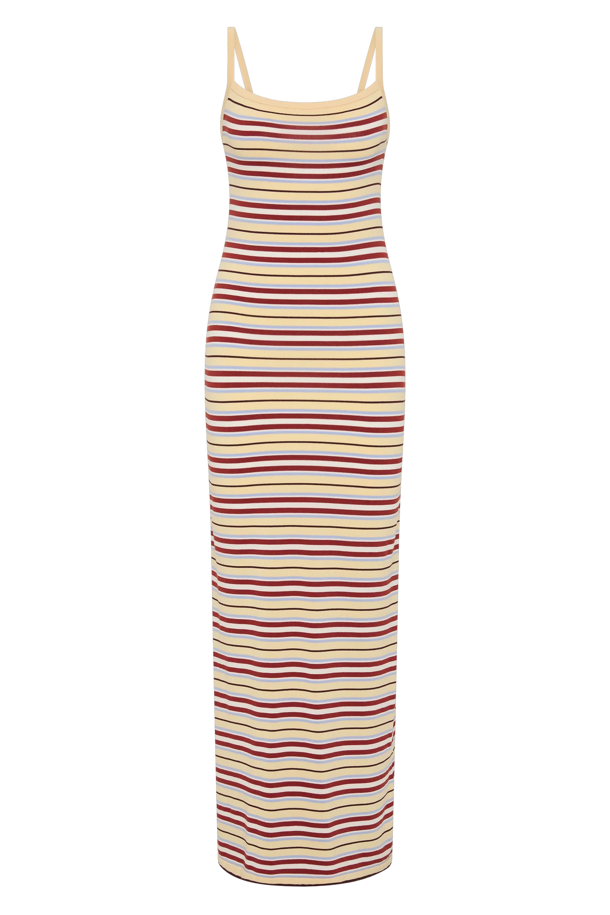 (PRE-ORDER) DORIS MIDI DRESS - CILA STRIPE BUTTER