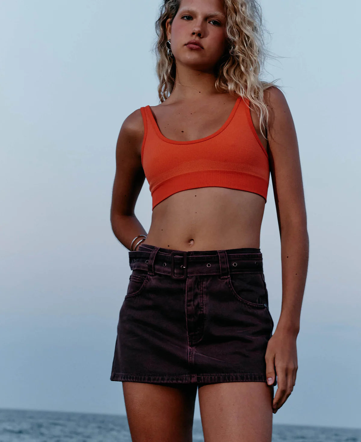 M19 SCOOP WOOL CROP - PAPAYA