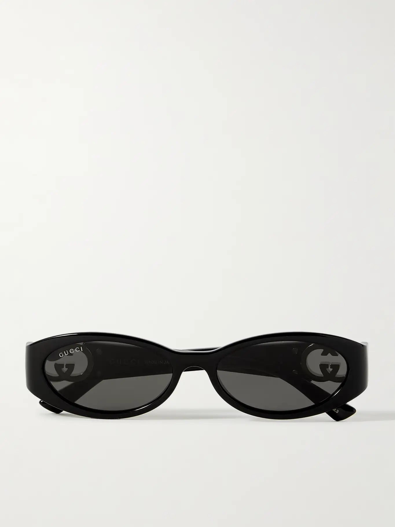 GUCCI OVAL SUNGLASSES GG1660S001 - BLACK