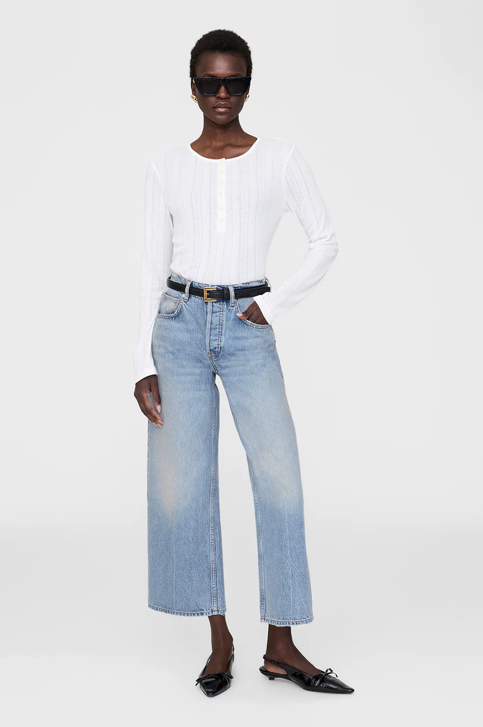 PIA LONGSLEEVE TEE - OFF WHITE