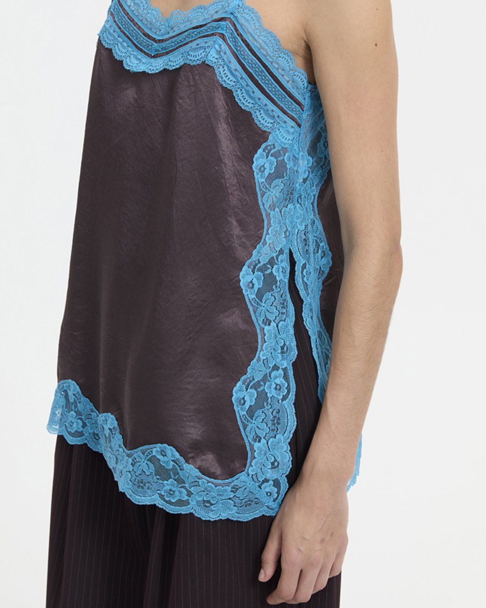 LILY TANK - BROWN