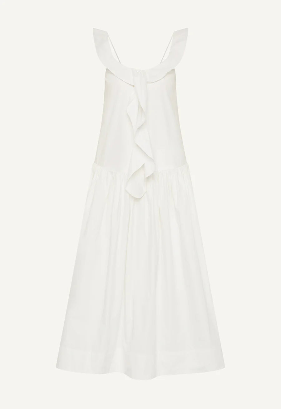 HANG IN THERE BABY DRESS - WHITE