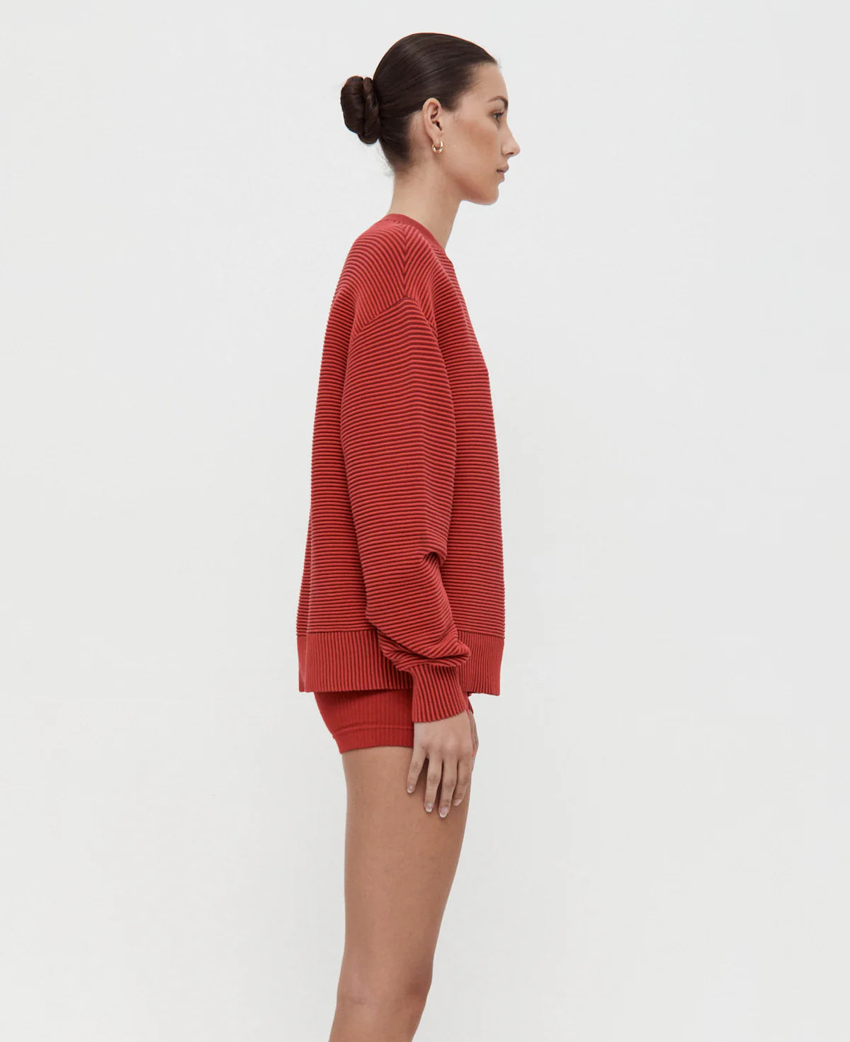 ORGANIC SONNY SWEATER 2.0 - CRIMSON