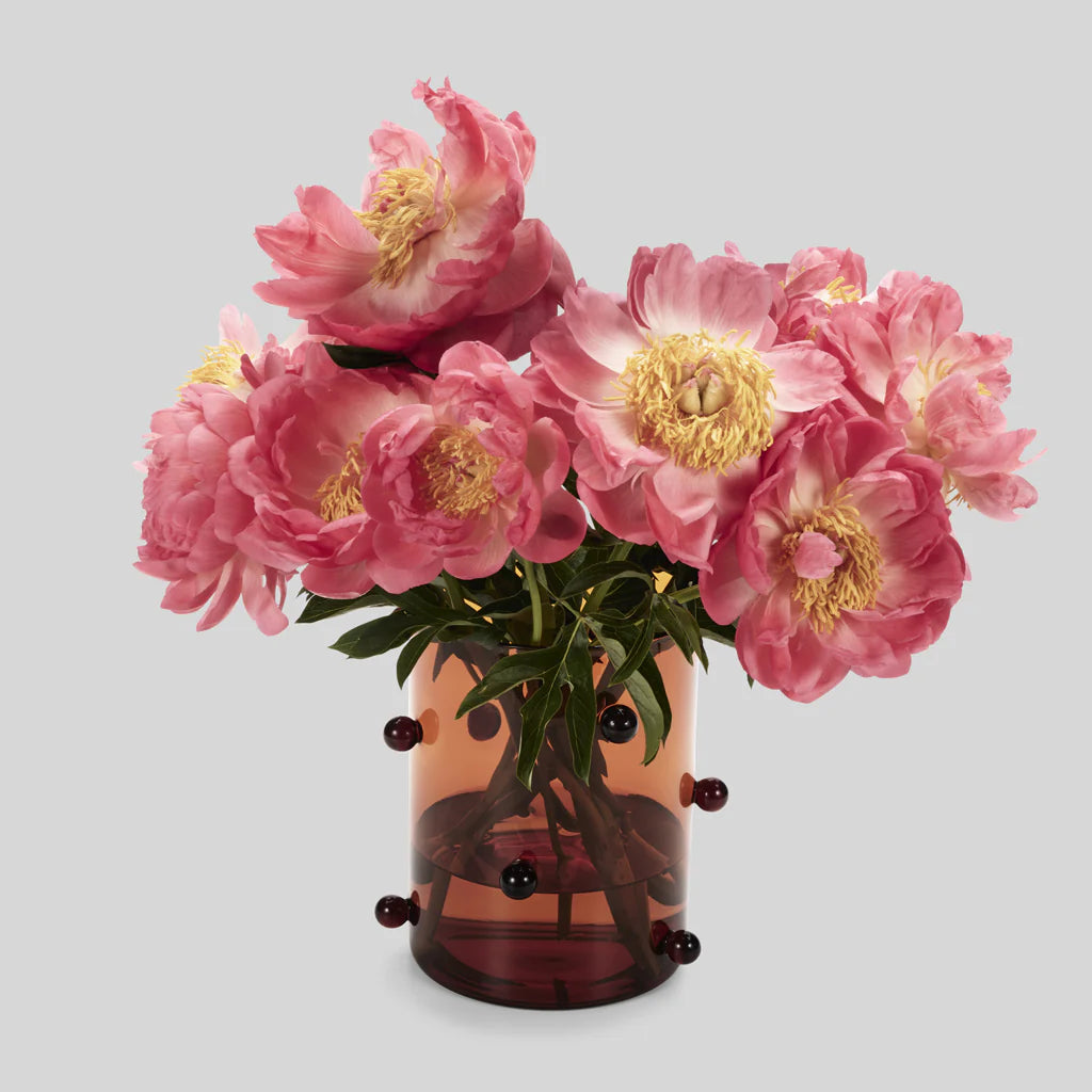POMPONETTE VASE - AMBER