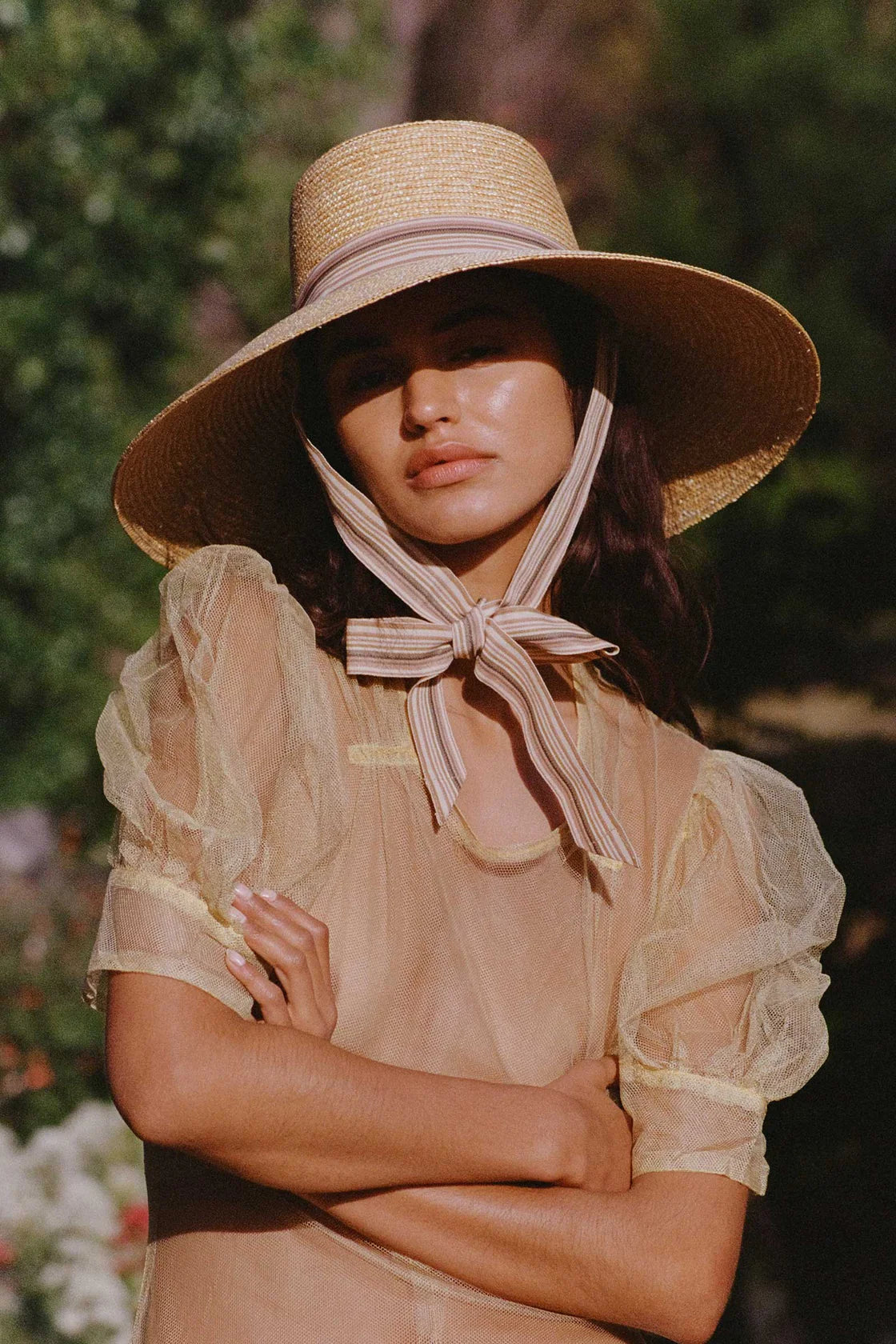 THE PALOMA SUNHAT - STRIPE