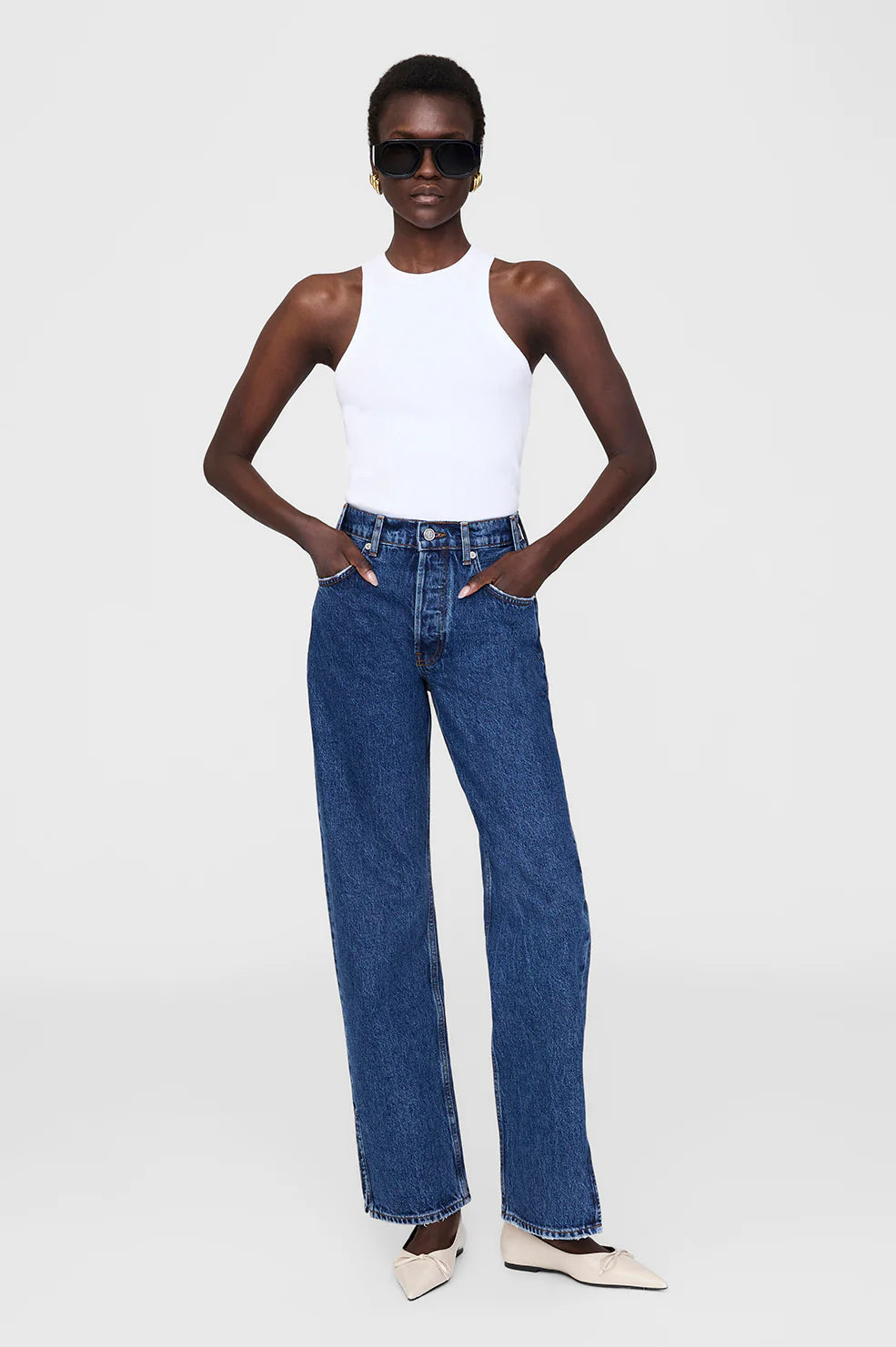 ROY JEAN 31" - CLEAN INDIGO DENIM