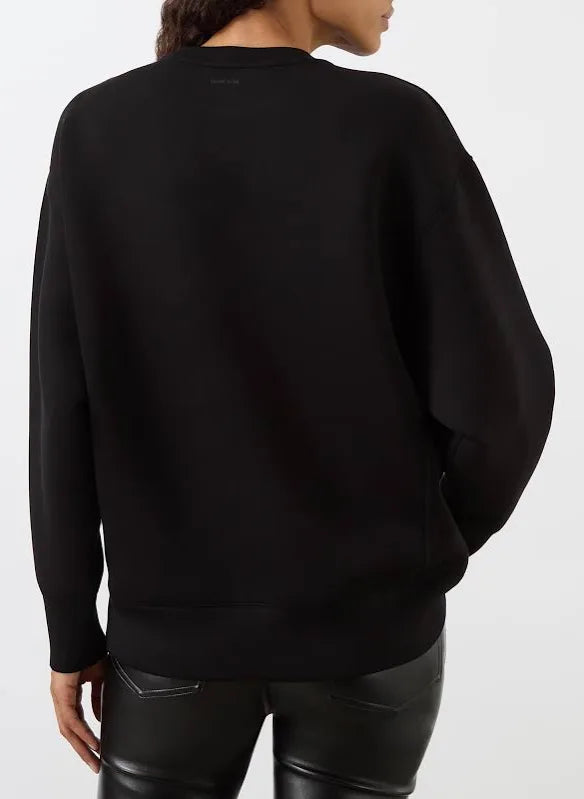 ALTO SWEATSHIRT FRAMED MONOGRAM - BLACK