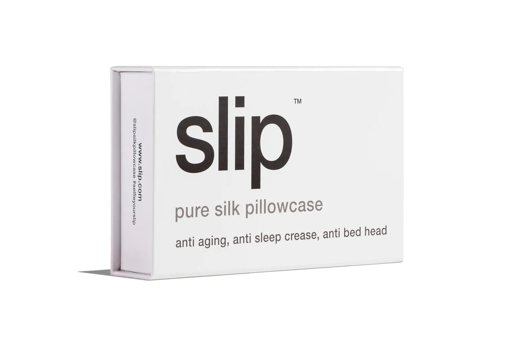 SLIP PURE SILK QUEEN PILLOWCASE - WHITE
