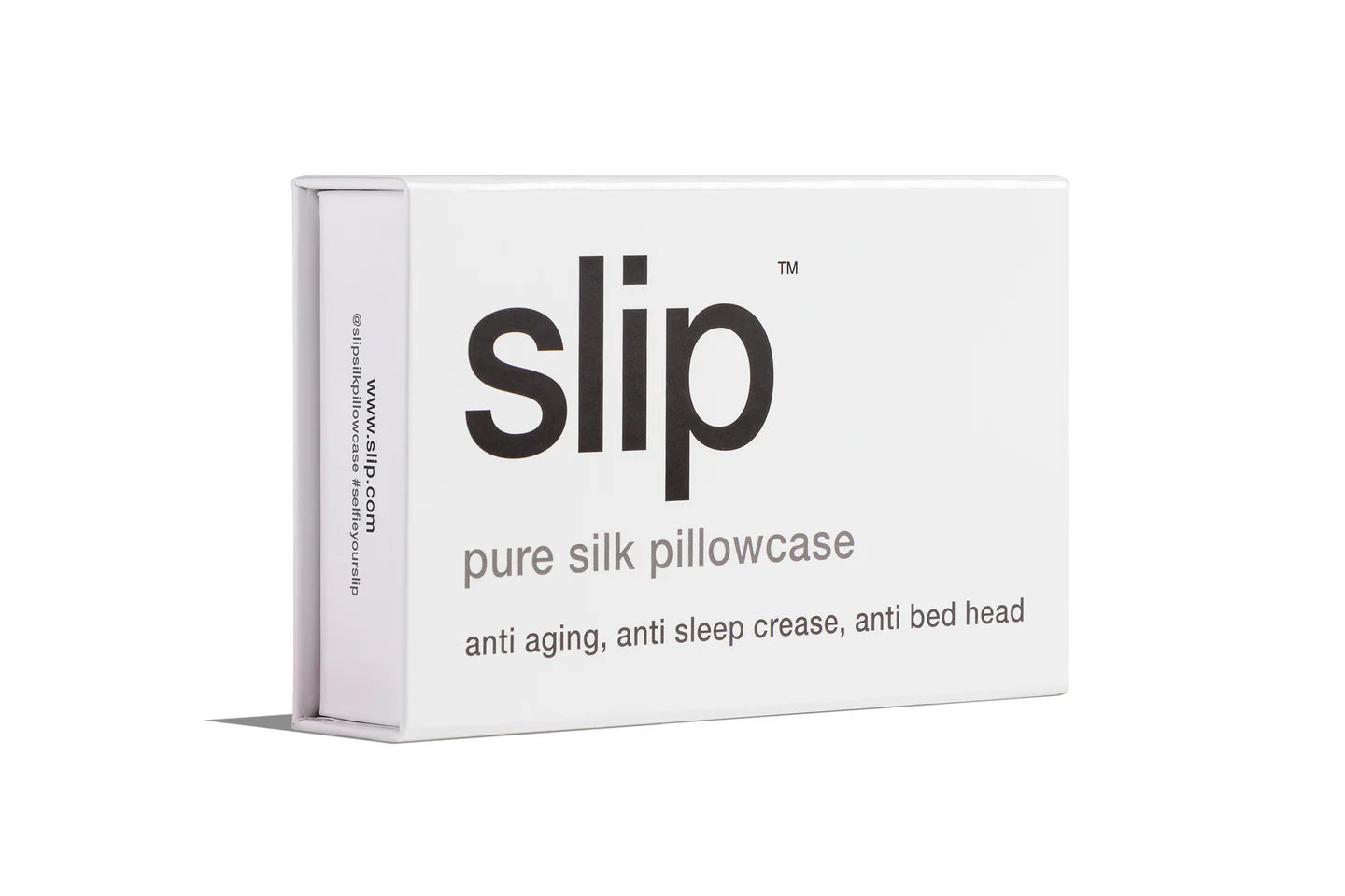 SLIP PURE SILK QUEEN PILLOWCASE - WHITE