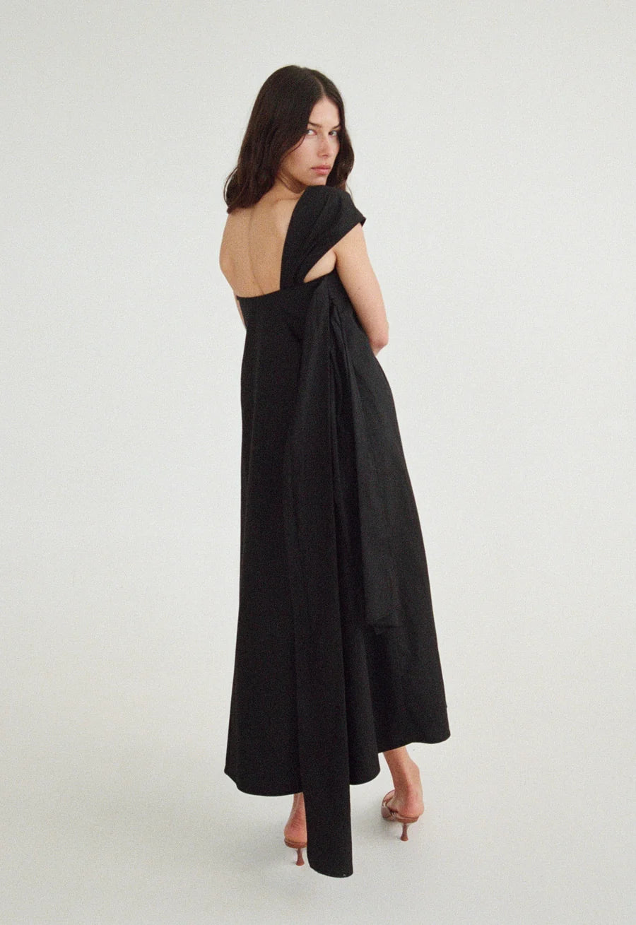 STARTING OVER DRESS - BLACK