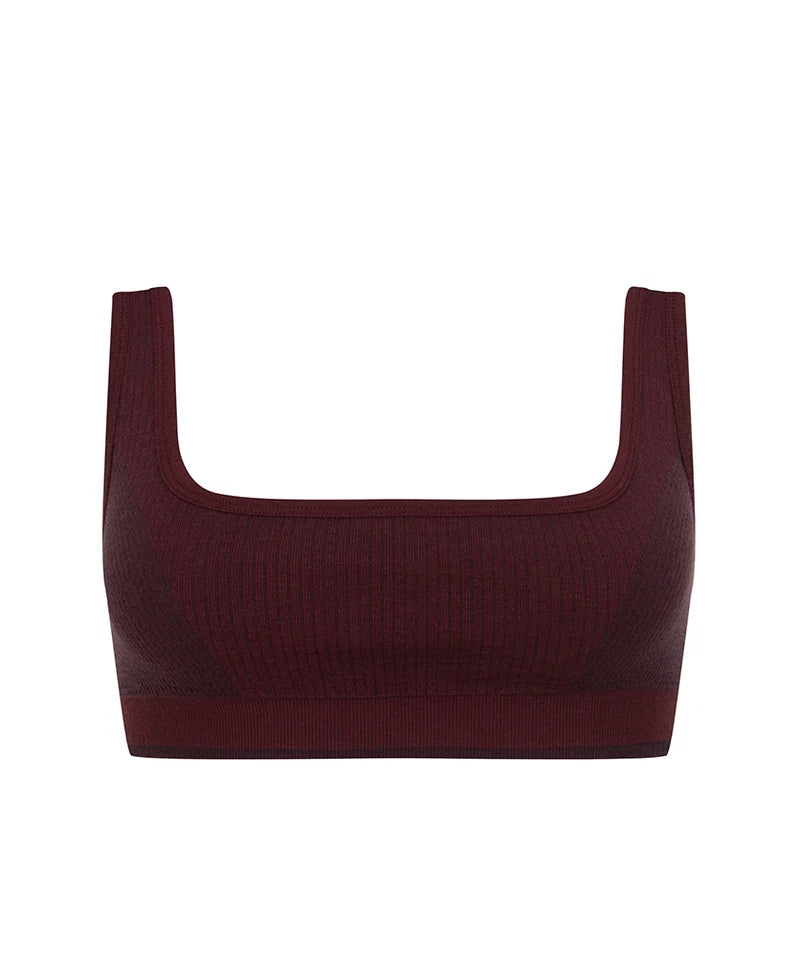 (PRE-ORDER) CLASSIC WOOL BRALET - MULBERRY