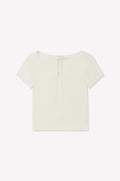 TIE BACK TEE - WHITE