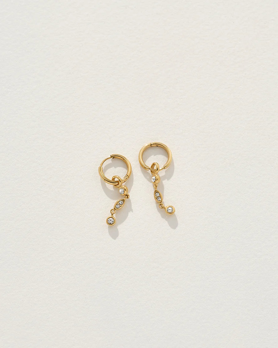 (PRE-ORDER) SHARISE EARRINGS - GOLD/CRYSTAL