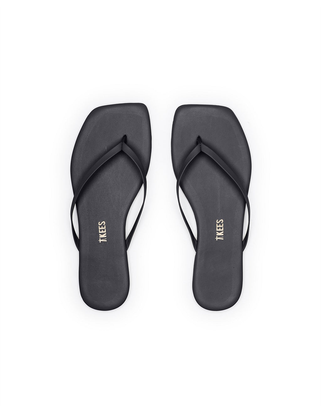 SQUARE TOE LILY SLIDE - BLACK