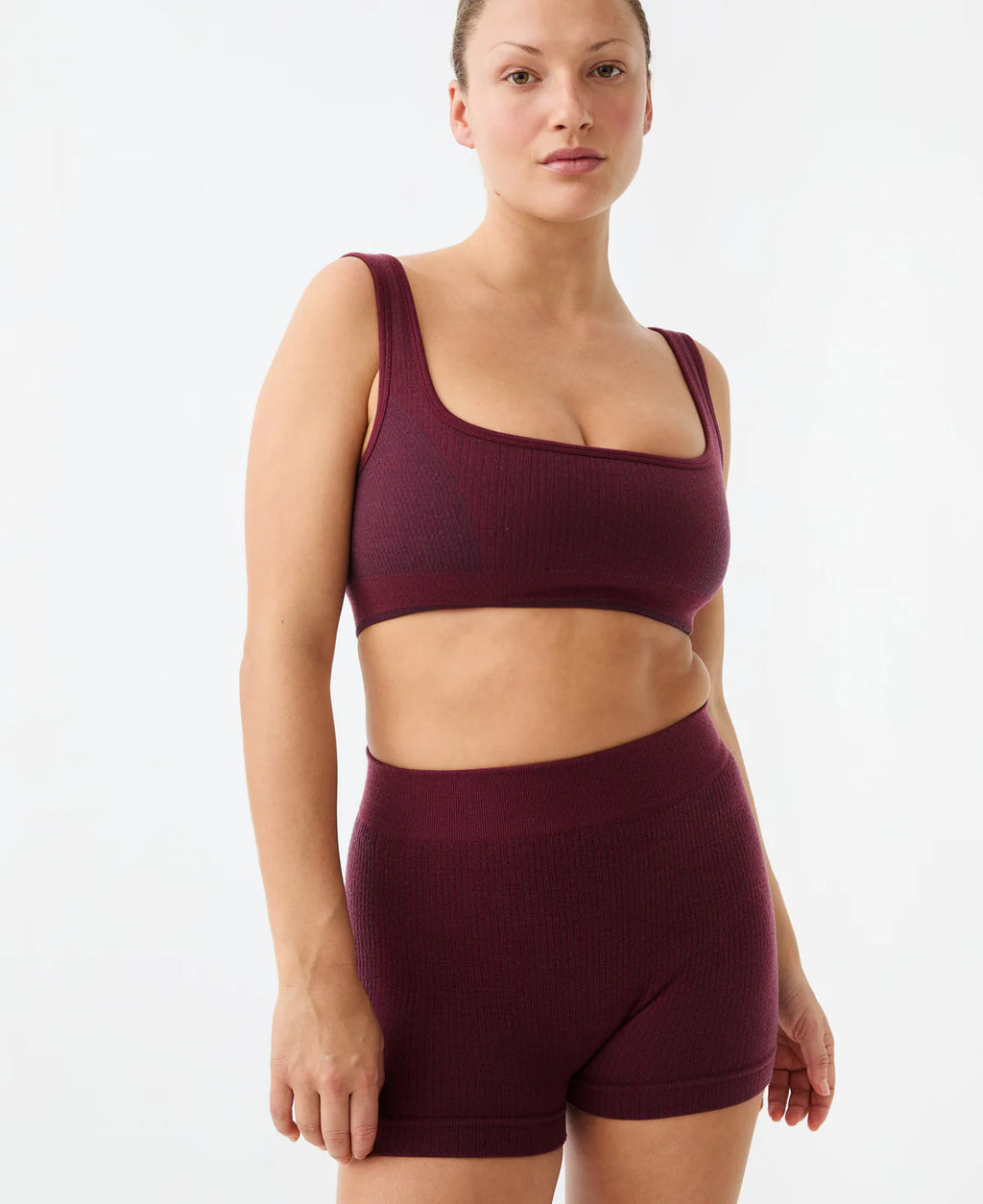 (PRE-ORDER) CLASSIC WOOL BRALET - MULBERRY