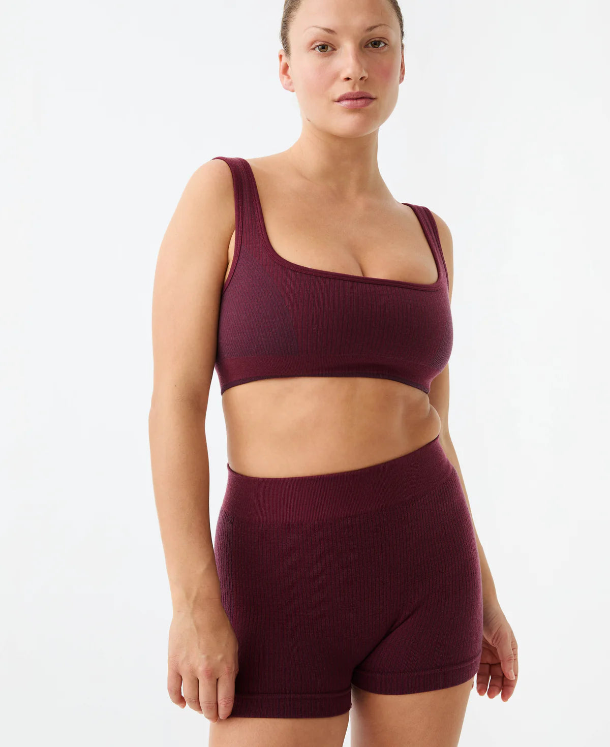 (PRE-ORDER) CLASSIC WOOL BRALET - MULBERRY