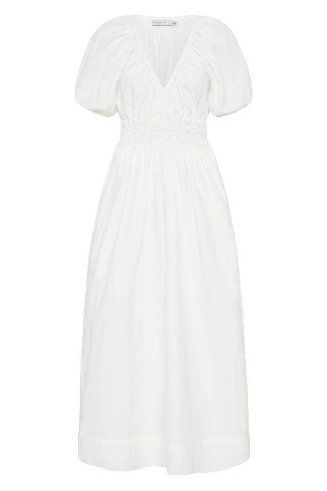 TEATRO MIDI DRESS - WHITE