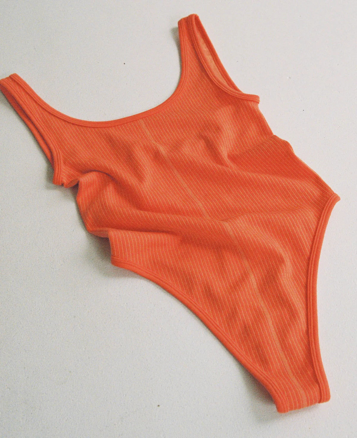 M19 CLASSIC WOOL BODYSUIT - PAPAYA