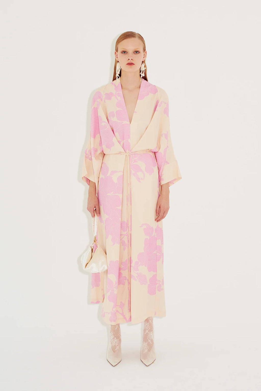 LOTTA KIMONO DRESS (ONE SIZE) - PINK