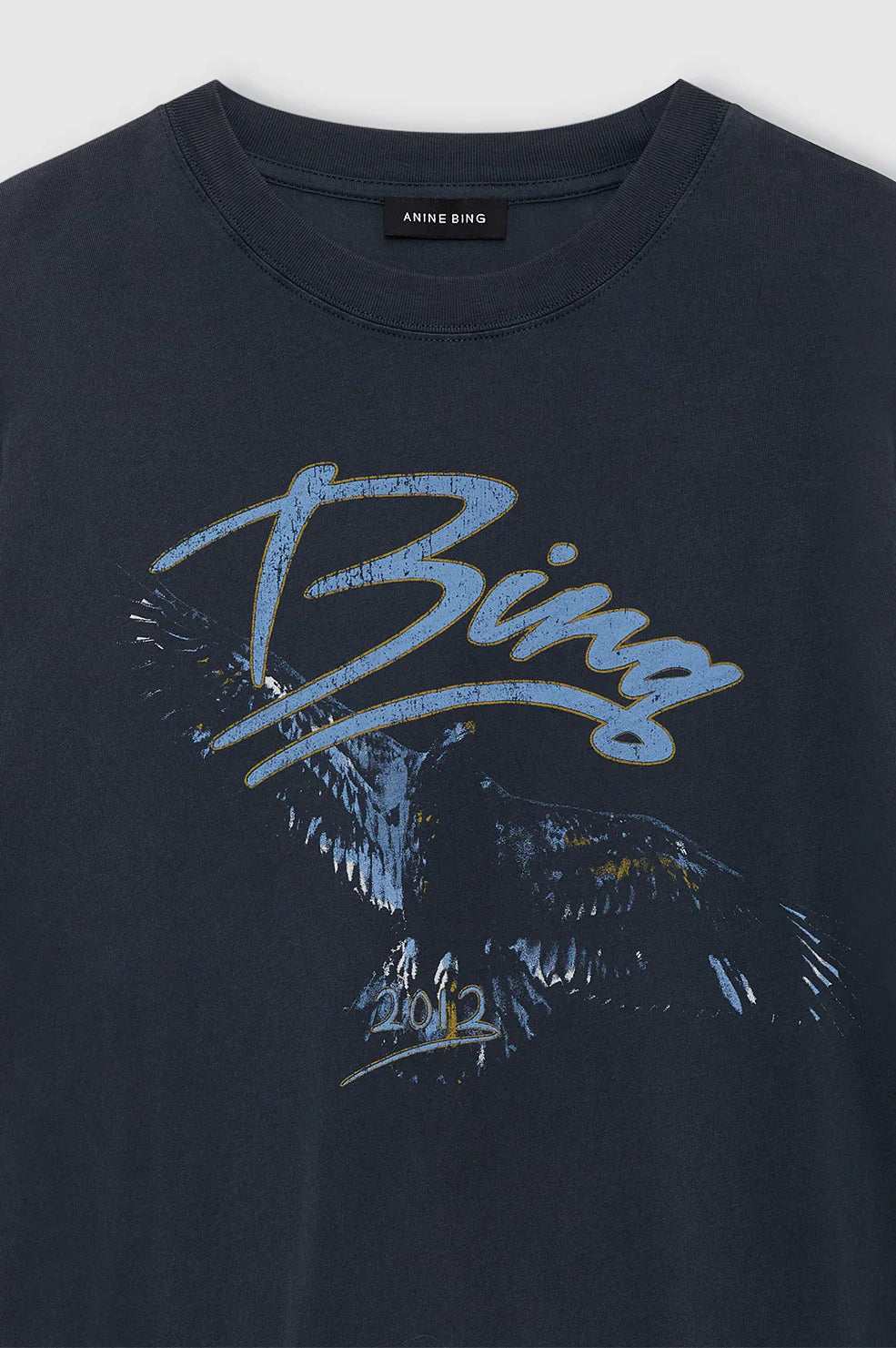 KENT TEE EAGLE - WASHED BLACK