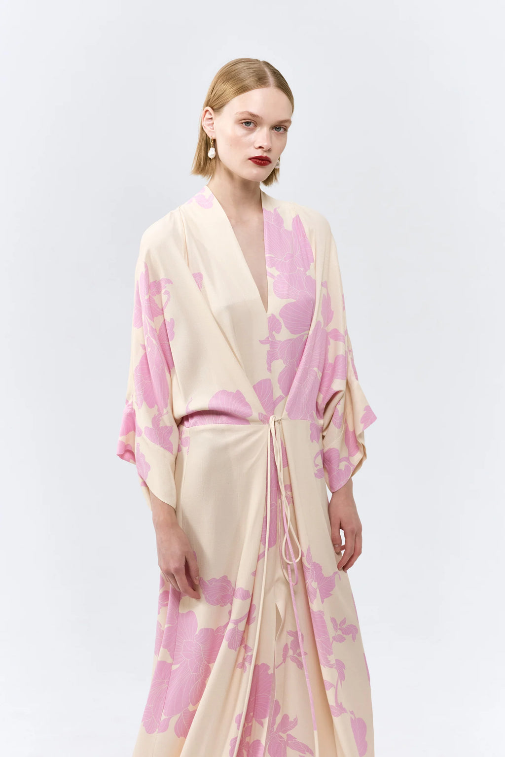 LOTTA KIMONO DRESS (ONE SIZE) - PINK