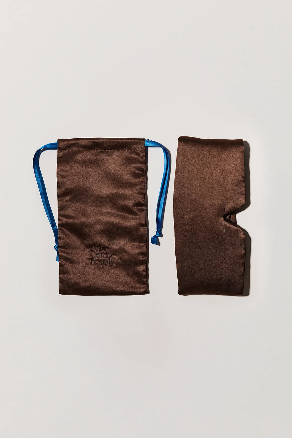 BCB X ROBEY MULBERRY SILK SLEEP EYE MASK - CHOCOLATE