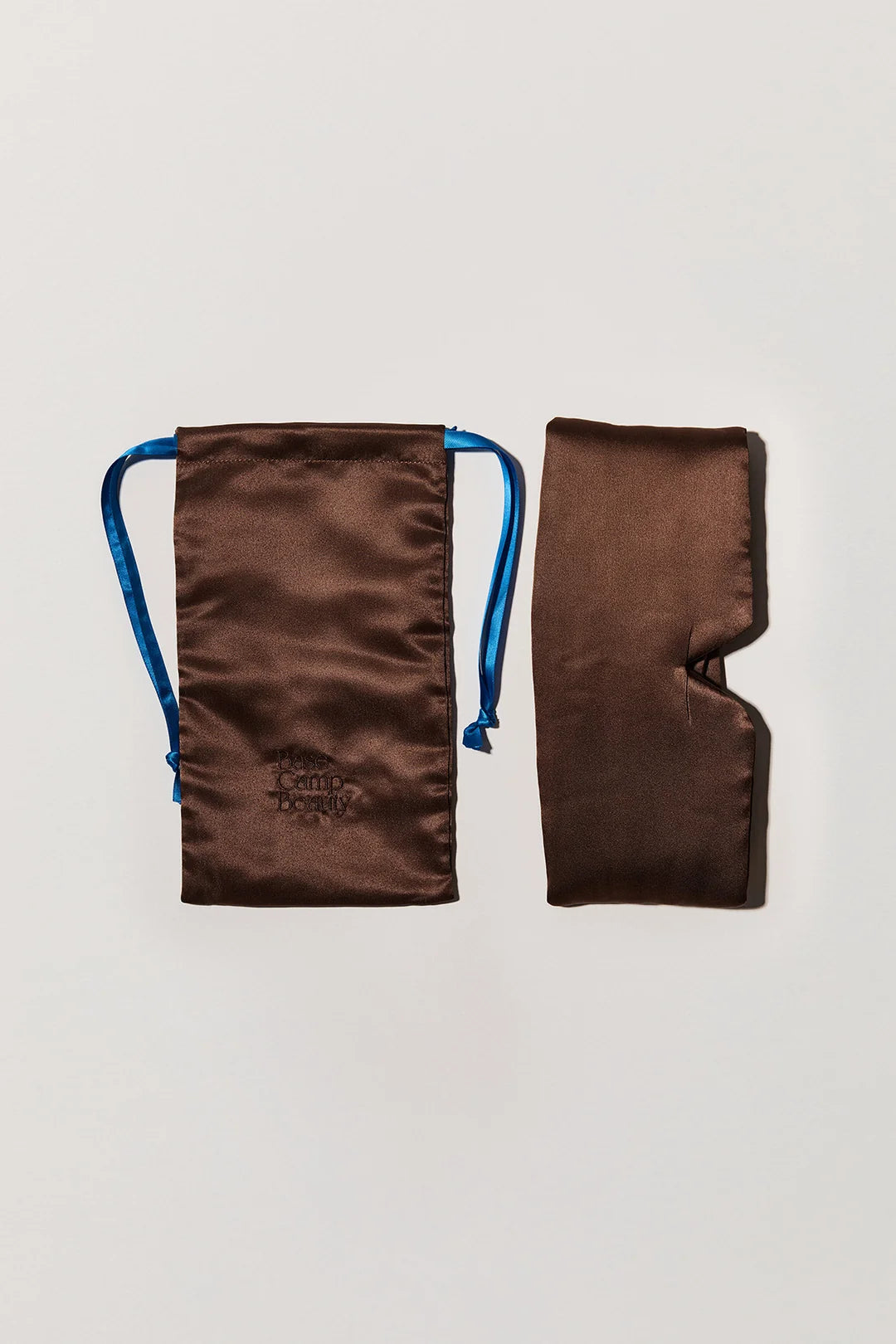 BCB X ROBEY MULBERRY SILK SLEEP EYE MASK - CHOCOLATE