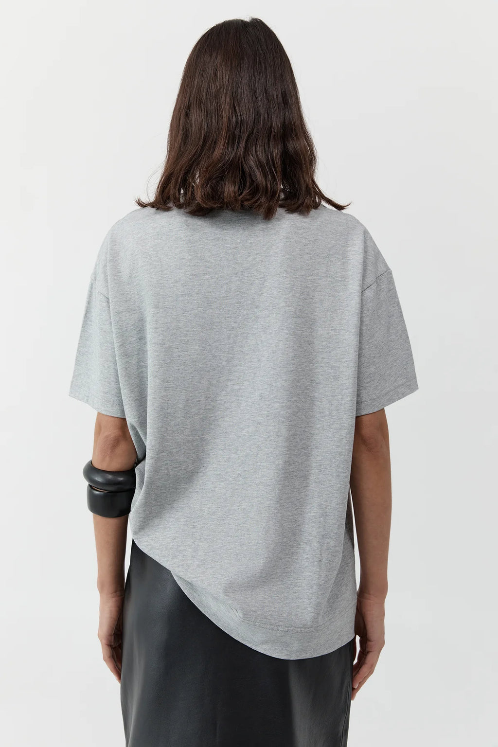 HOMME TEE - LIGHT GREY MARLE