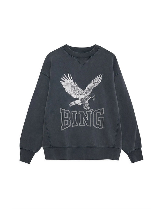 ALTO SWEATSHIRT RETRO EAGLE - WASHED BLACK